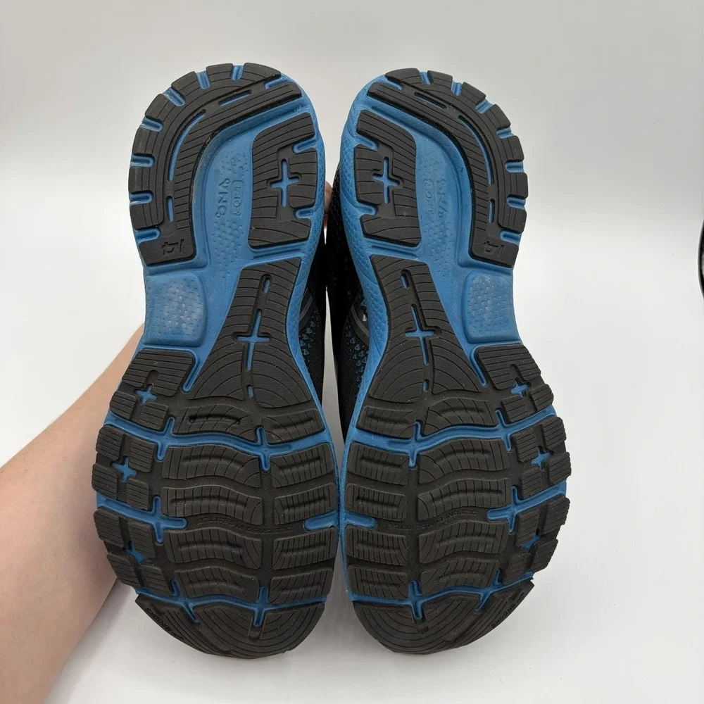 Brooks Ghost 14 Men's Running Shoes Black/Blue/Nightlife Sz 8.5 D / 1103691D056